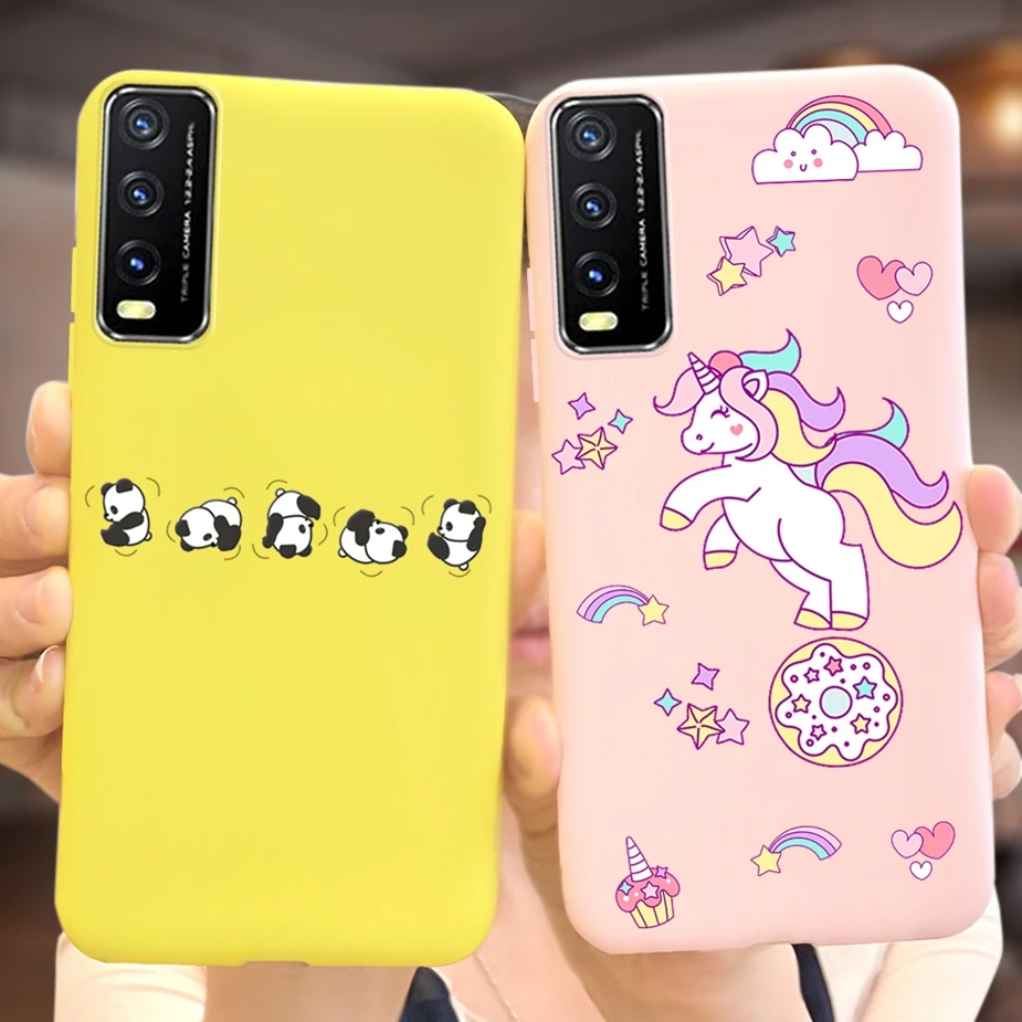 For Vivo Y20 Case V2029 Cute Fashion Soft Slim Phone Cases For Vivo Y11s Y12s Y20 Y20i Y20s Y20G Back Cover Vivo Y 20 i 20s Case