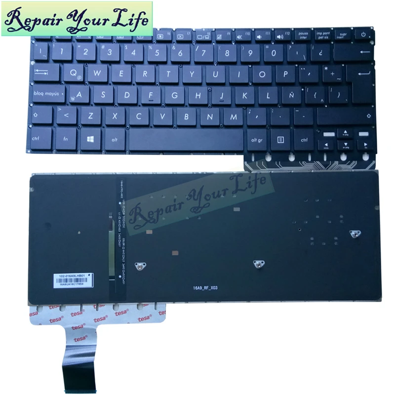 LA laptop keyboard Backlight for ASUS Zenbook UX330UA UX330 Latin standard backlit keyboard 0KN1-342LA12 ASM16A