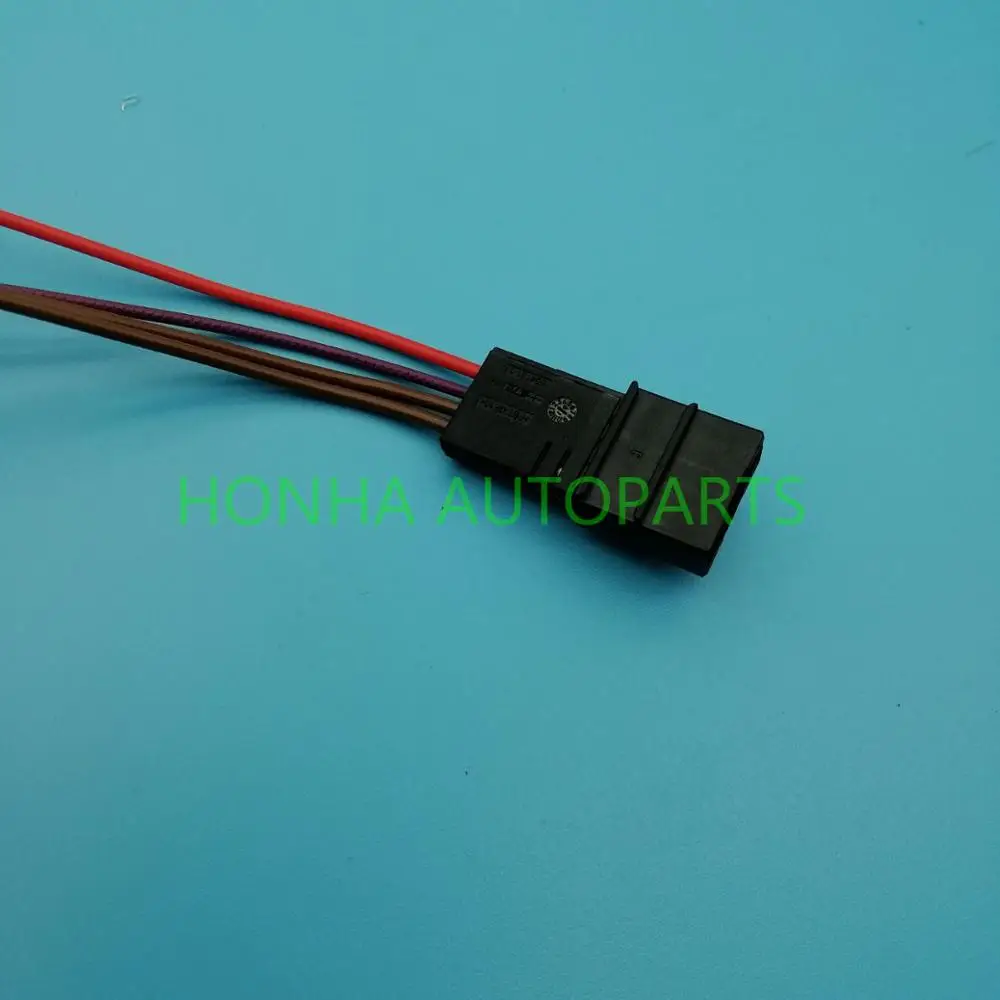 Free shipping 30 pcs 8E0972643 4 pin unsealed connector with 10cm and 20AWG wire