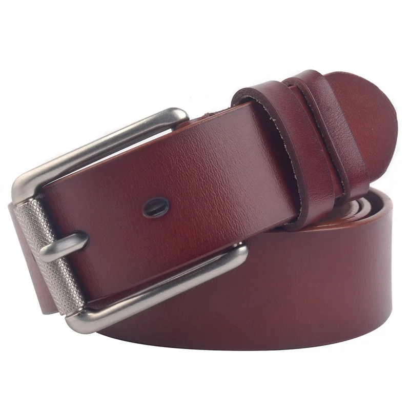 Cinto masculino de couro, cinto com fivela