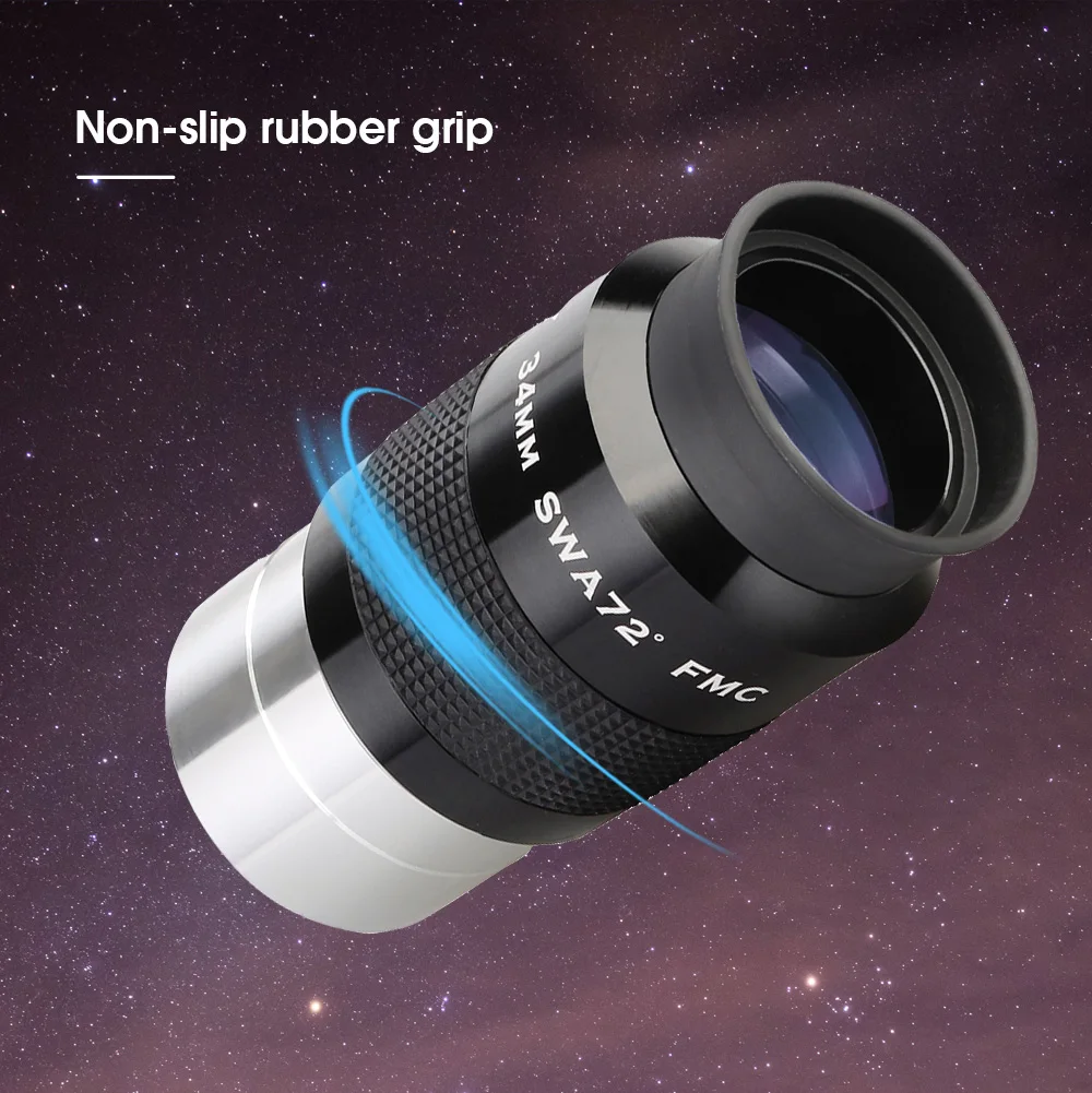 SVBONY Professionelles Astronomie-Teleskop, 34 mm, 2 Zoll Weitwinkel, 72 ° FMC Asphärisches Okular HD – Detail 8