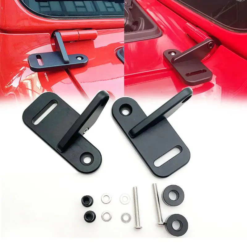 Quality Aluminum Pillar Mounting Spotlight Brackets for Jeep Wrangler JL Sahara Rubicon Sport Brackets 2018-2019 Car Accessories