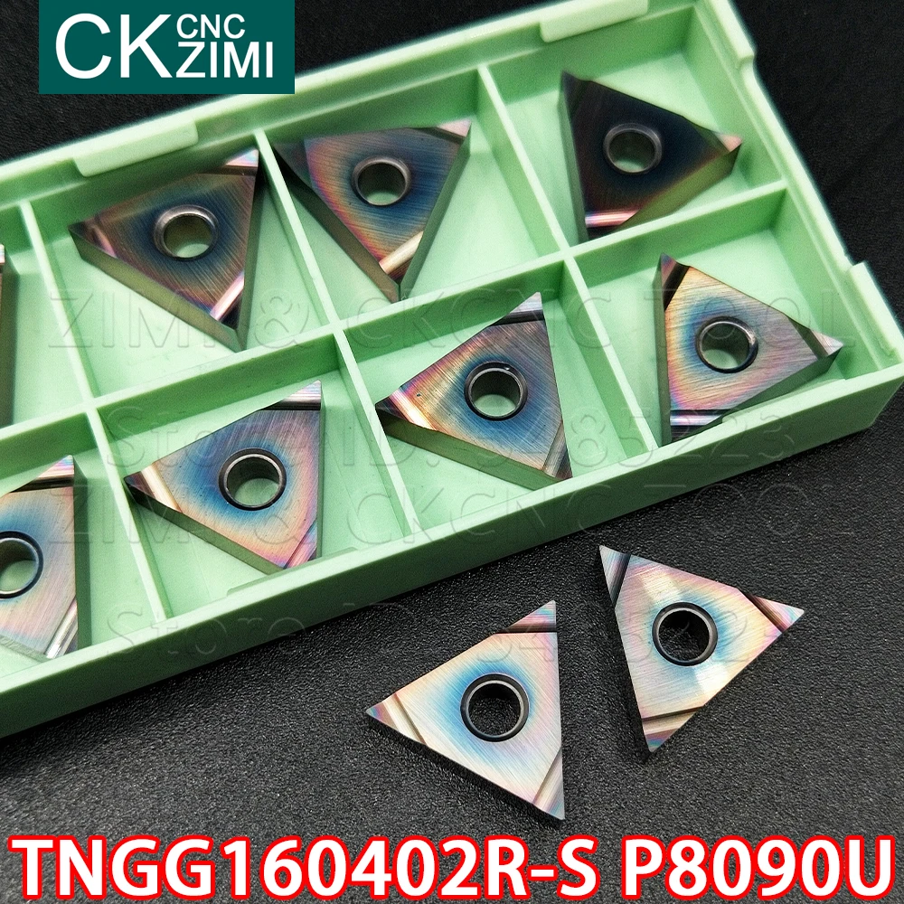 TNGG160402R-S P8090U  TNGG 160402R S P8090U Carbide Inserts slotting Inserts CNC Turning Cutting Tools for Steel stainless steel