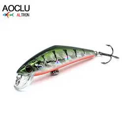 AOCLU Tungsten Moving Ball Sinking Flat Body Minnow 588mm 6g Hard Bait Crankbait Lure VMC Hooks Boat Inshore Trout Bass Fishing