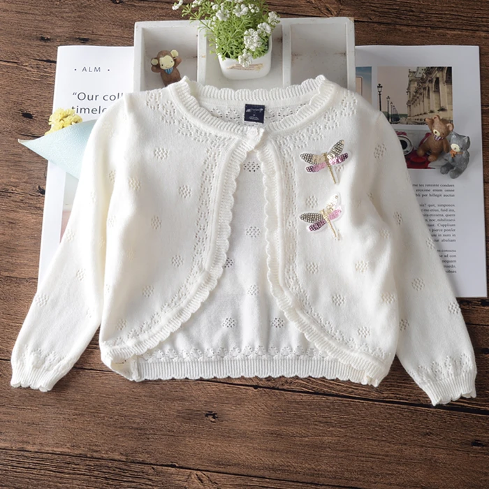 0-4yrs 아기 소녀 재킷 카디건 스웨터 핑크 화이트 봄 면화 유아 겉옷, 3 6 9 12 18 24 개월 유아 의류 205045