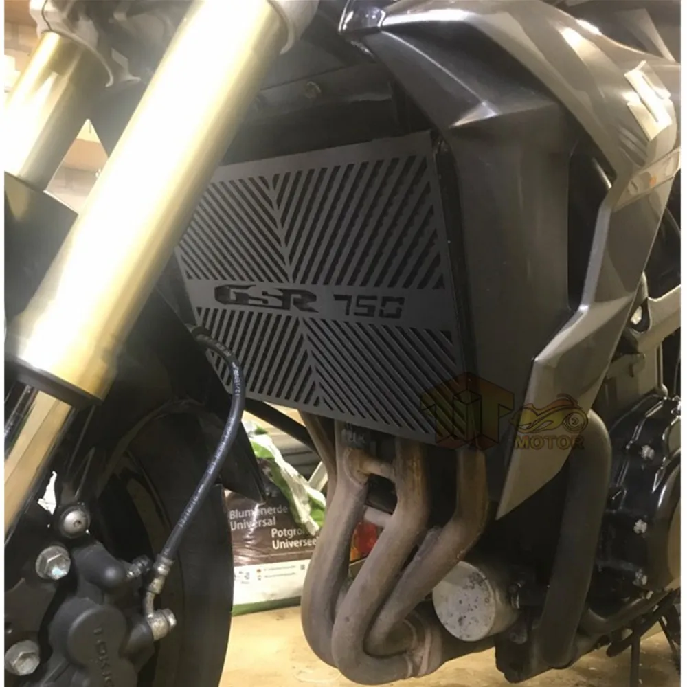 Cubierta protectora para radiador de motocicleta, cubierta de refrigeración para parrilla y enfriador, para SUZUKI GSR750, GSR 750, 2010-2015, 2016, 2017, accesorios