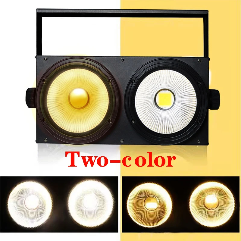 NEW Cob 2 Eyes 220W Par Stage Lights LED DMX512 Party Show Color Matching Sound Controller KTV Disco Strobe Stage Lights