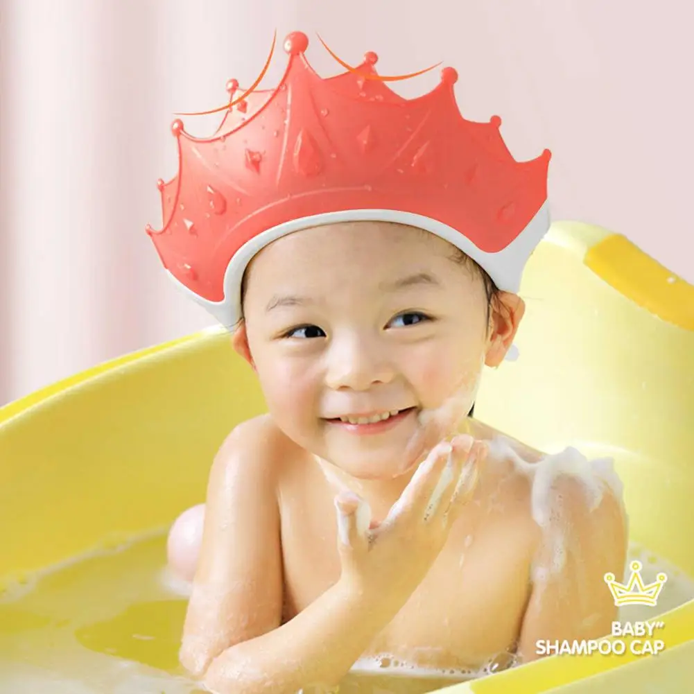 

Baby Shampoo Cap Adjustable Hair Wash Hat For Newborns Infant Multi-purpose Crown Cap Washing Head Protective Cover Accessories