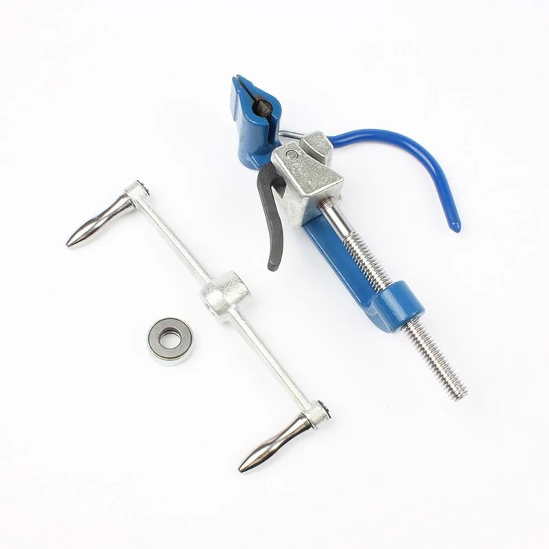 Stainless Steel Cable Tie Gun  Stainless Steel Zip Cable Tie plier bundle tool for width 6.35-20mm thickness 0-1.2mm Blue cutter