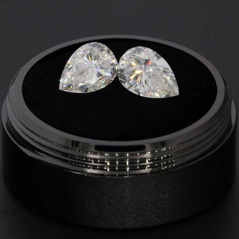 

Натуральные камни 0,15-карат DF VVS1 грушевидной огранки, Муассанит, незакрепленные камни для изготовления ювелирных изделий своими руками, кольцо, бриллиантовый Муассанит, подарок