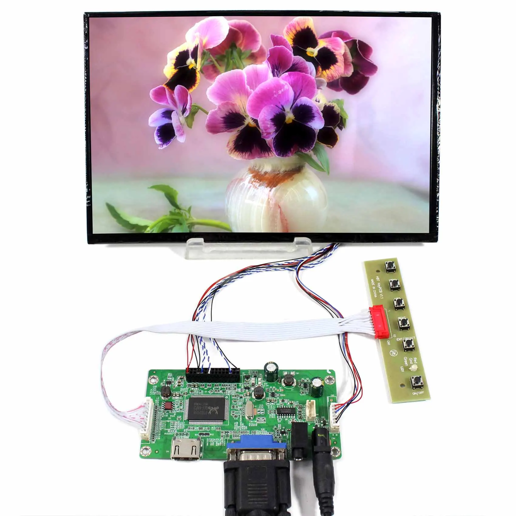 

HDM I VGA LCD Controller Board 10.1" B101UAN01 IPS LCD Screen 1920x1200