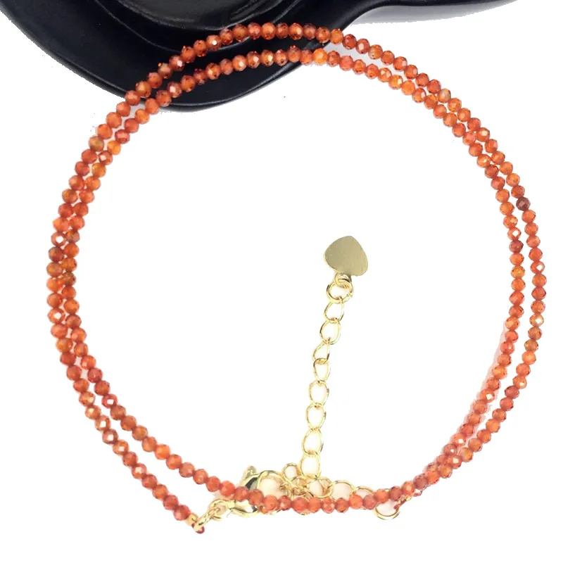 Schneidbare Glitzerperlen Edelsteine für Herren- und Damen-Halsketten, Armbänder, Kristallquarz, Achat, Choker-Schmuck, Partygeschenk, Mode, 2-3mm – Detail 15