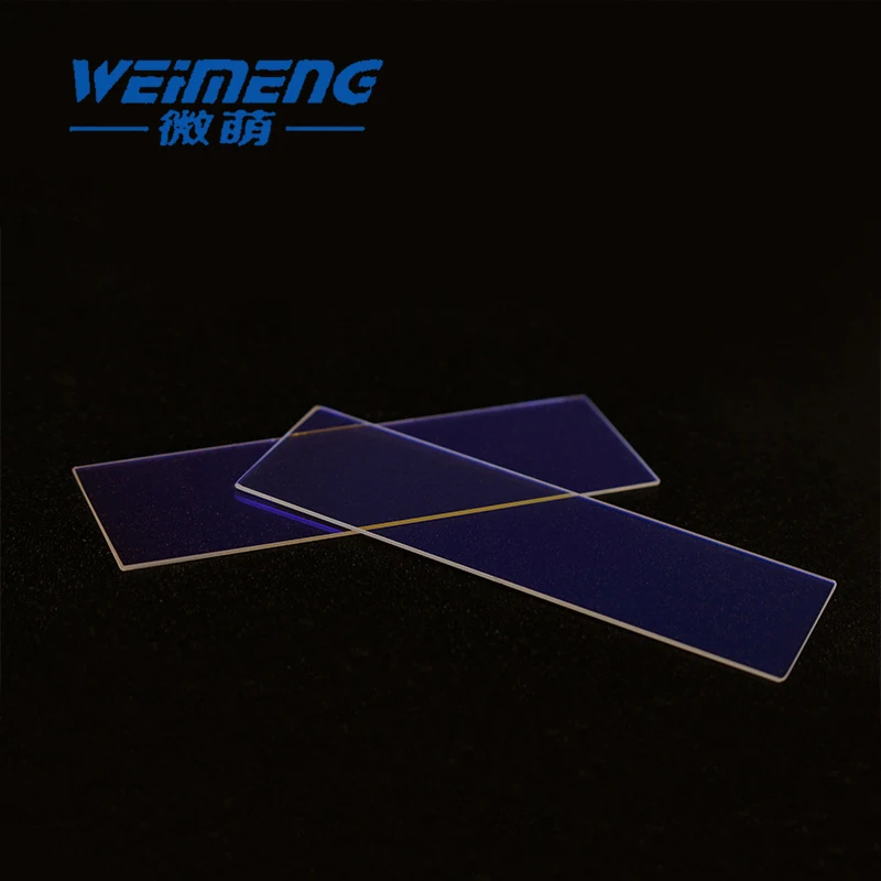 Weimeng 5pcs optical filter 68*15*0.5mm 640nm  JGS1 quartz optical lens for laser cutting welding marking beauty machine