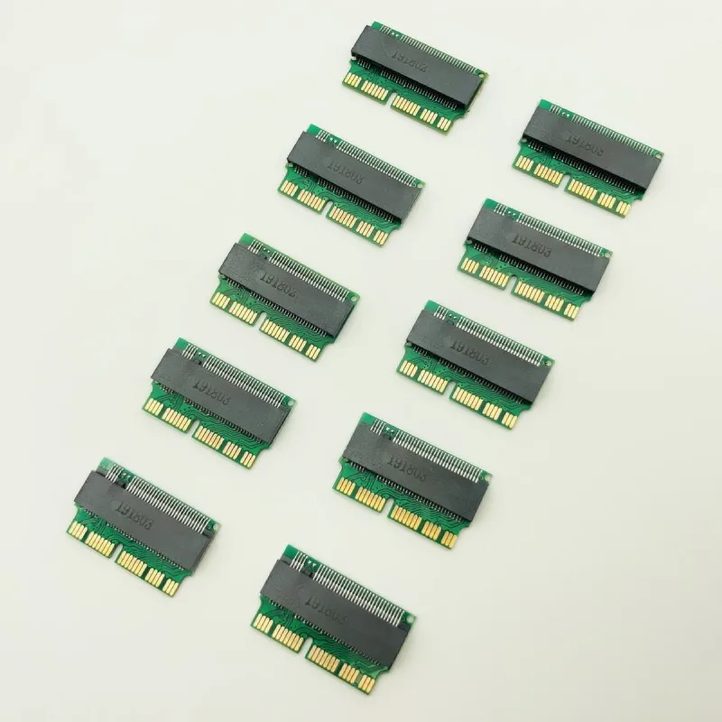 10PCS NVMe PCIe M.2 M Schlüssel M2 SSD Adapter Karte für Macbook Air 2013 2014 2015 Expansion Karte Für macbook Pro retina A1398 A1465/6