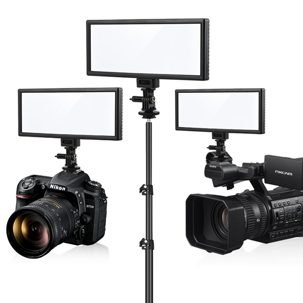 Viltrox L132T światło LED do kamery dwukolorowa ściemnialna lampa panelowa DSLR Studio fotografia na żywo kamera DV lampka wypełniająca