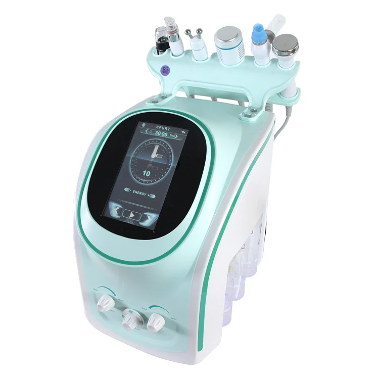 6 function handles Small bubble skin Detection Device/smart skin analyzer Small Bubble Multi-Function Beauty Equipment