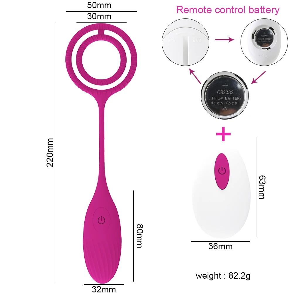 10M Remote Control Vagina Vibrator for Female Male Penis Ring 12 Vibration Anal Plug Vibrating Egg Massager Sex Toys for Couples