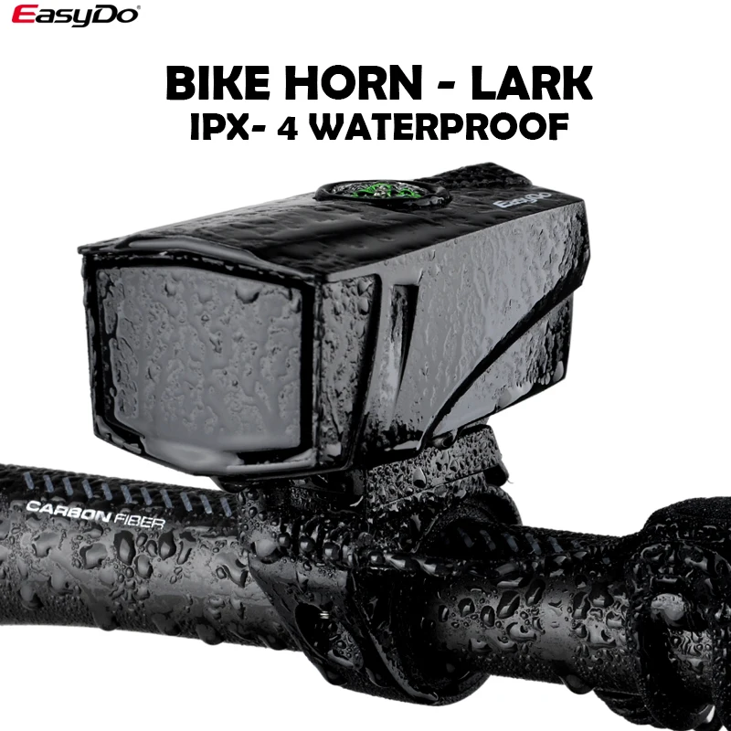 ETOOK 140 dB Electric Bell 2 Modes Bike Electronic Horn Waterproof Outdoor Cycling Accessories Bicycle Bell Handlebar 22-26mm