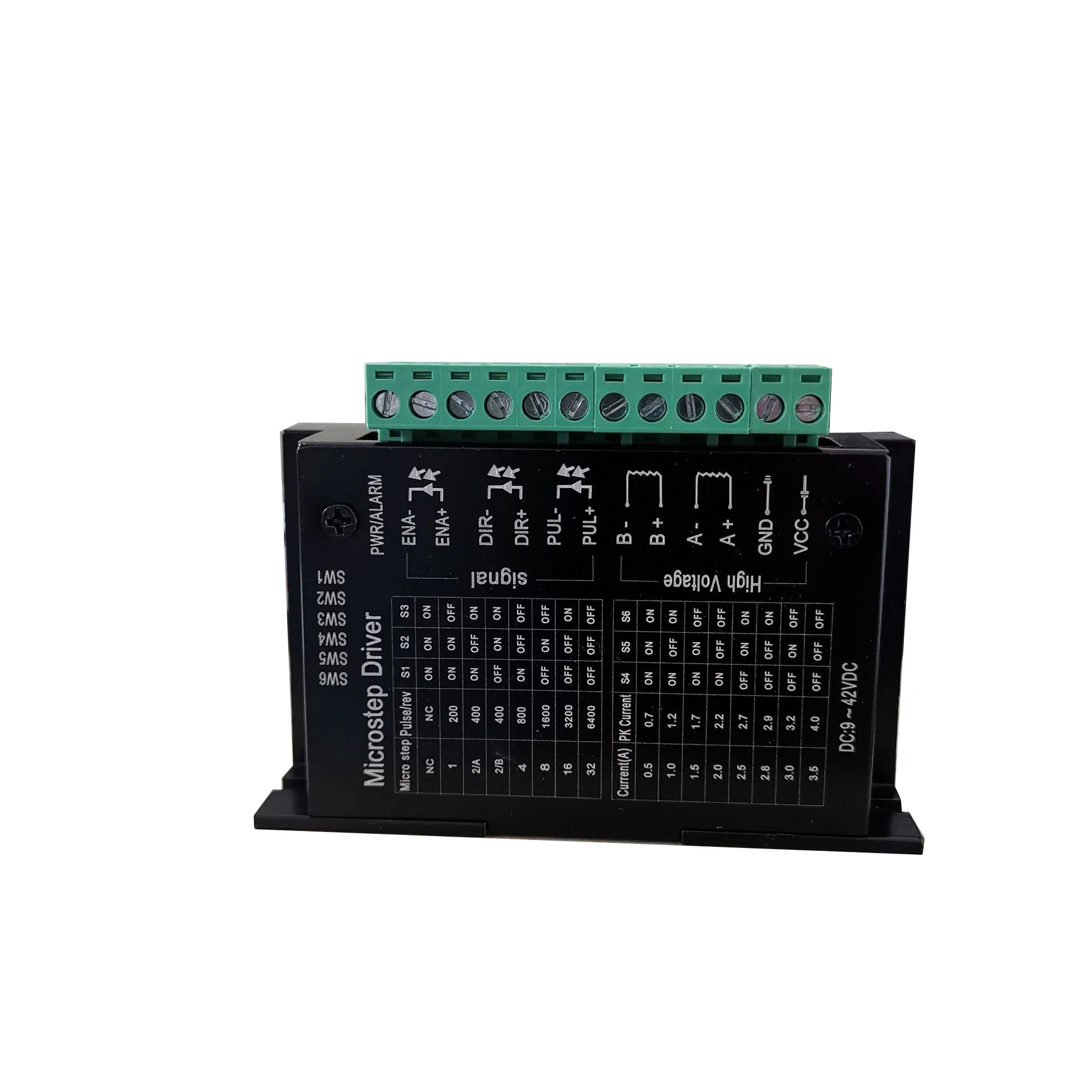 Microstep Driver TB6600 DC9-42VDC upgrade version 42/57 stepper motor driver
