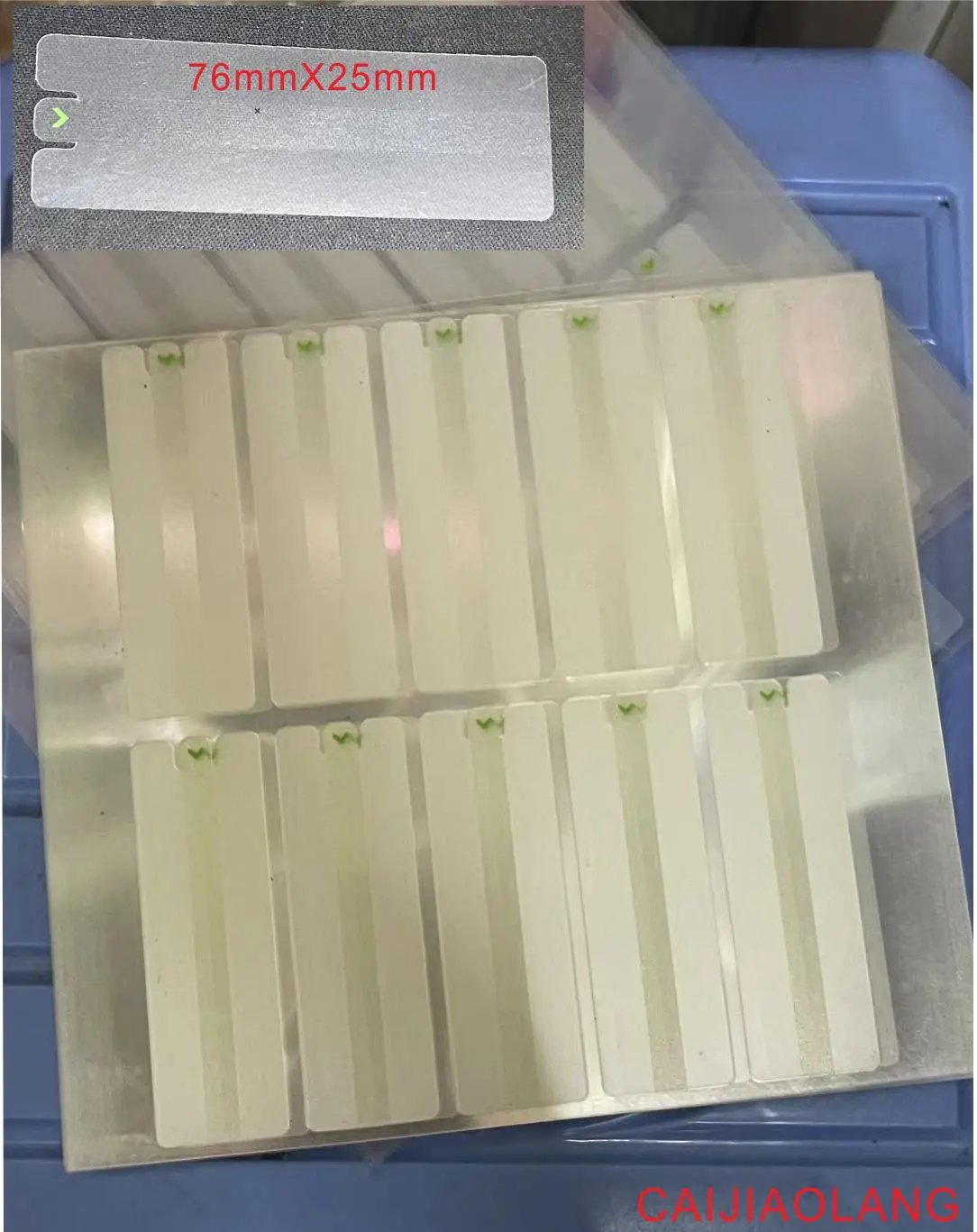 

100 шт./лот наклейка с этикеткой прозрачная наклейка из ПВХ 76 мм x 25 мм упаковочная лента наклейки