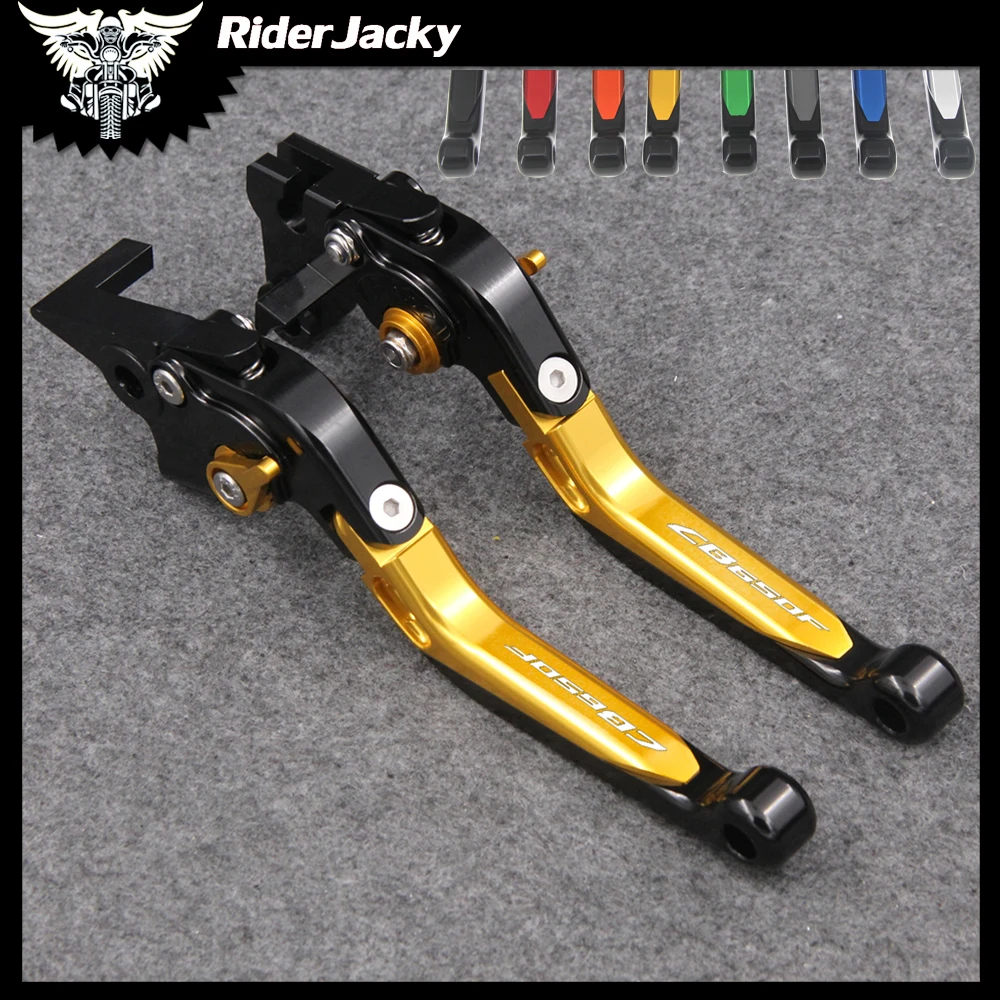 RiderJacky Folding Extendable Motorcycle Brakes Clutch Levers For Honda CB 650F CB650 F CB650F/ CBR650F 2014-2018 2015 2016 2017