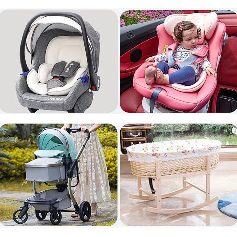 Cushions For Baby Safety Seat Cribs Baby Baskets Stroller Shaped Pillow Trolley Sleeping Matress Baby Cart Accessories