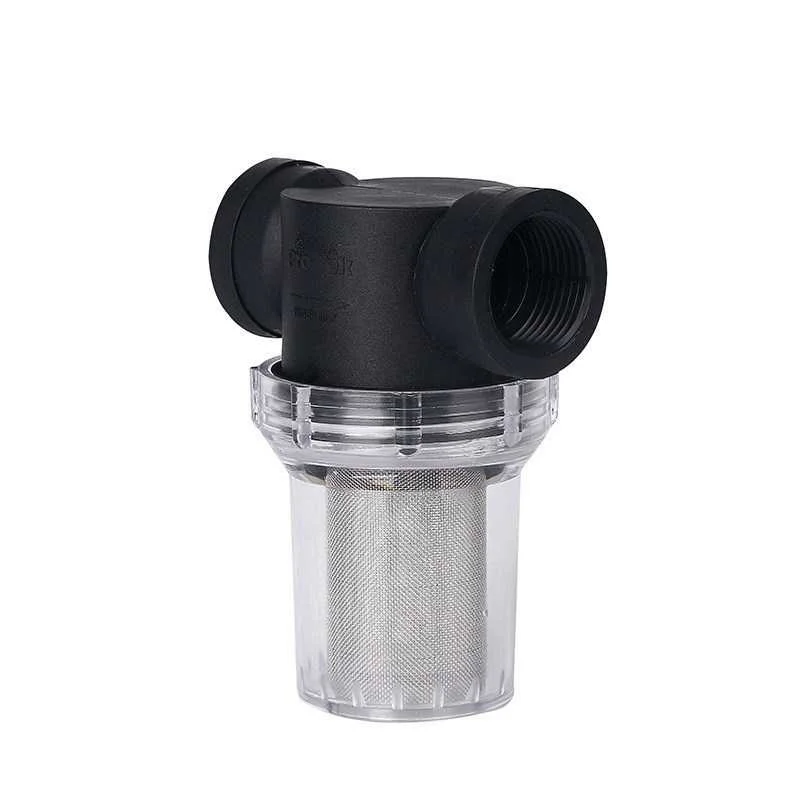 Garden Pond 1/4inch 3/4inch Inline Mesh Strainer Water Pump Filter Irrigation High Flow Pipeline Filter 1 Pcs