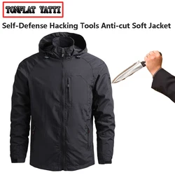 Military Tactical Jacket Men Autumn Anti-stab Anti-cut Jacketsn Outdoor Soft Shell Army Clothing Breathable Safety Outwear S-5XL