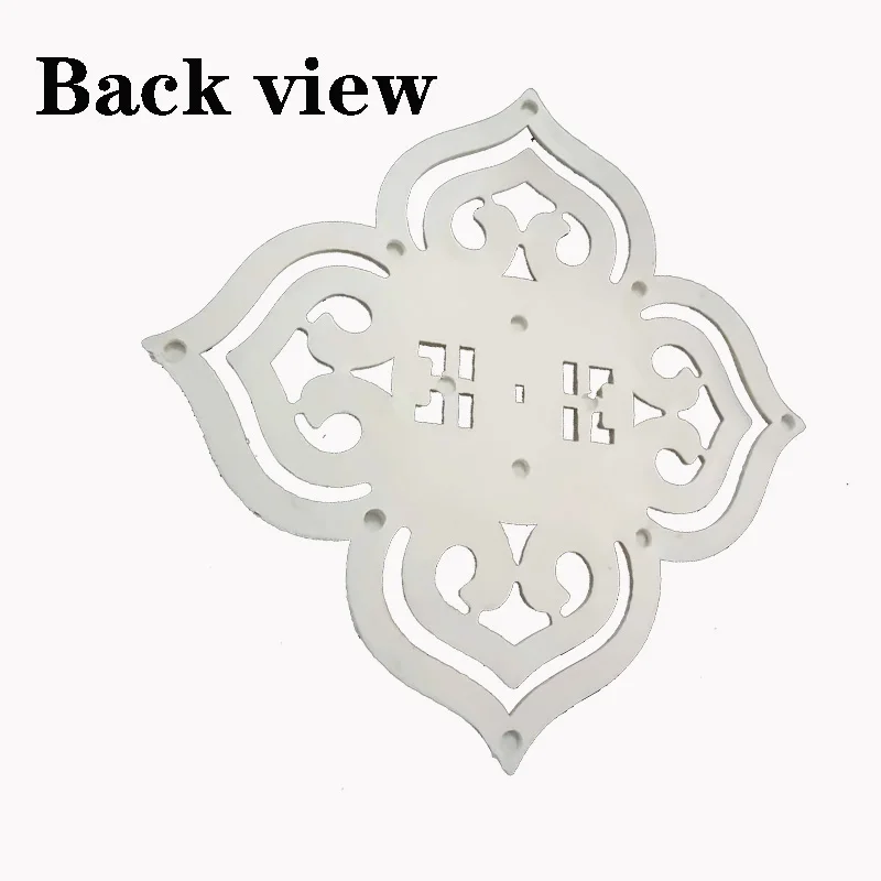 European furniture applique non-wood carving furniture ornaments solid wood door round decorative flowers