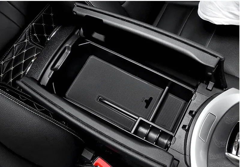 Accessories For Mercedes Benz New C GLC Class 2016 2017 2018 X253 C253 W205 C205 Car Organizer Armrest Glove Storage Box