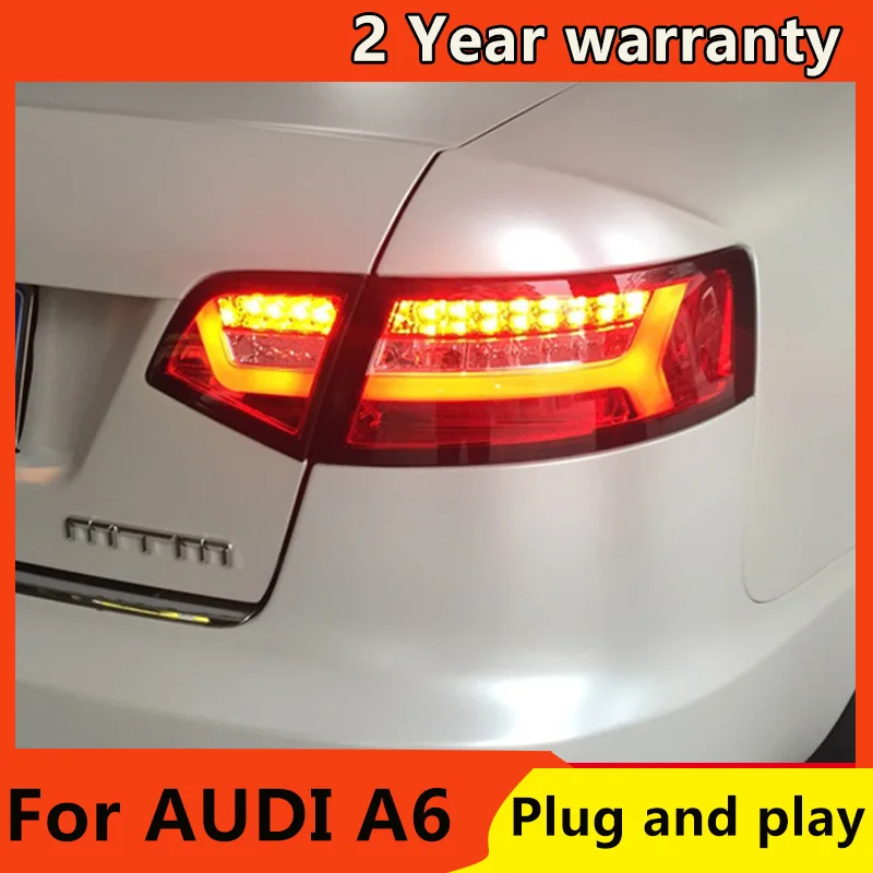 KOWELL Car Styling for Audi a6L Tail Lights 2005-2012 for A6L LED Tail Lamp+Turn Signal+Brake+Reverse LED light