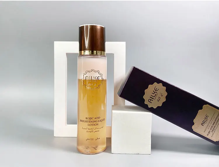 AILKE Kojic Acid Whitening Gesichtslotion, feuchtigkeitsspendend, feuchtigkeitsspendend, aufhellend, gleichmäßiger Hautton, geeignet für alle Hauttypen, 130 ml – Detail 6