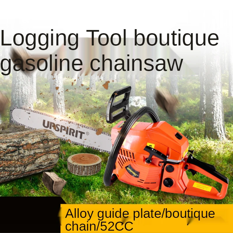 2.2kw Household Logging Saw 20 Inch 52cc Industrial Grade Gasoline Saw Portable Garden Chain Chain Saw