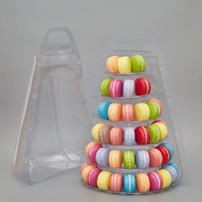 6-Tiers Macarons Display Stand Cake Dessert Holder Organizer Fruit Cupcake Candy Plate Birthday Party Wedding Decoration Tools