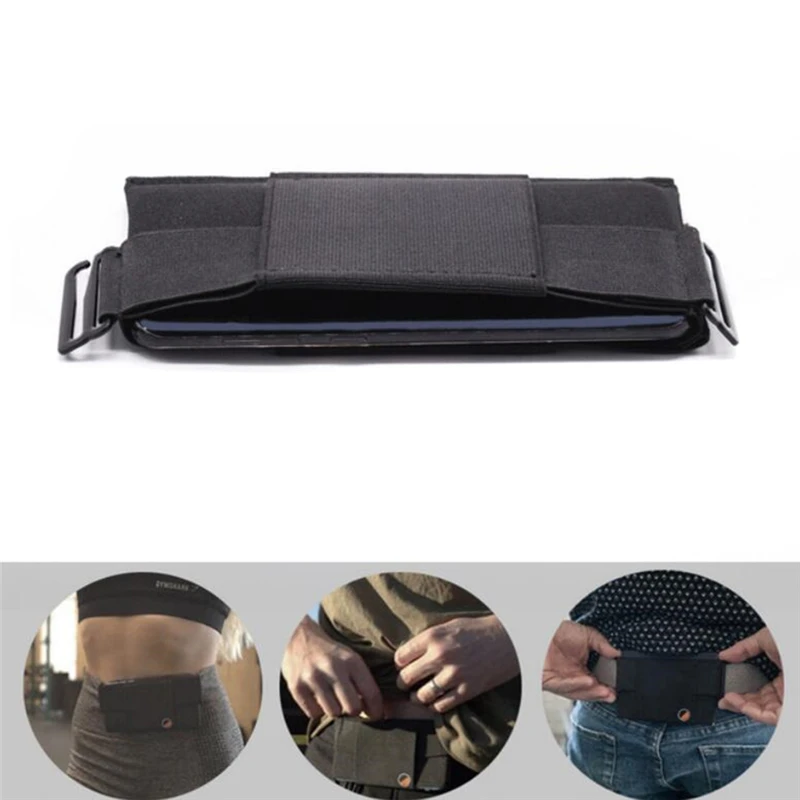 Minimalist Invisible Wallet Waist Bag Mini Pouch for Key Card Phone Sports Outdoor Card Holder Wallet Worldwide 1Pc