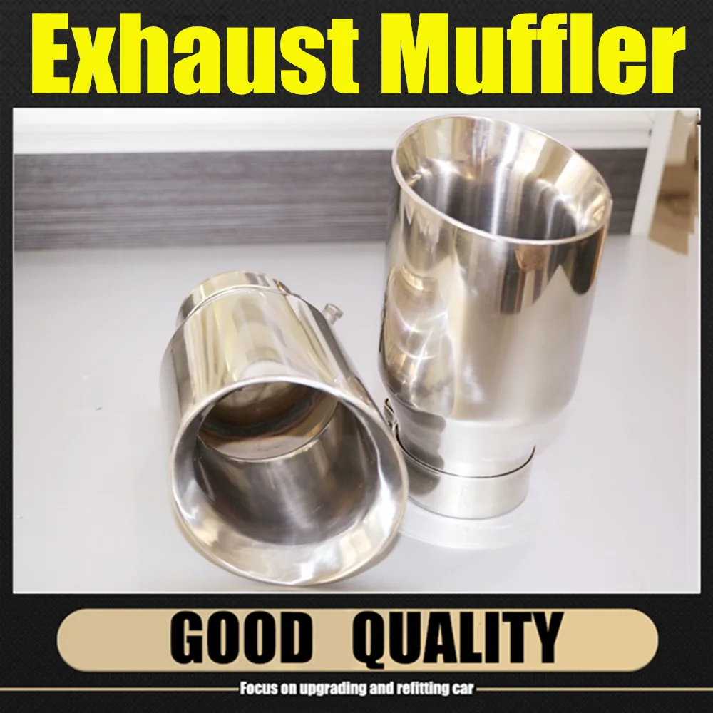 

Newest Style Stainless Steel Universal Exhaust System End Pipe+Car Exhaust Tip 1 Piece