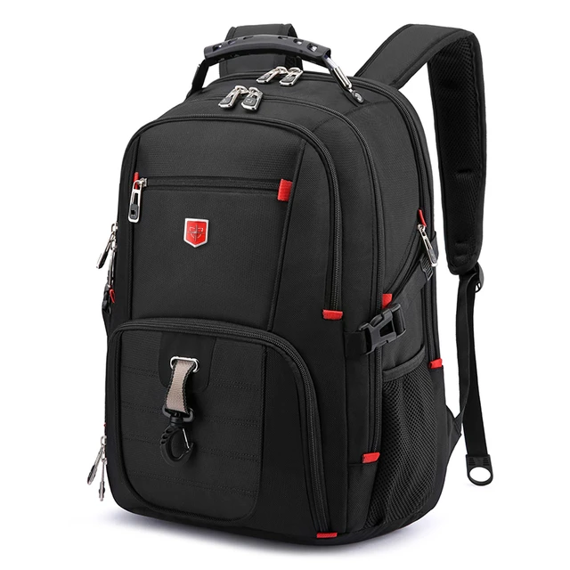 Mochila Suiza impermeable para hombre bolsa para ordenador portatil de 15 6 17 pulgadas bolsas de viaje escolares de gran capacidad para negocios AliExpress