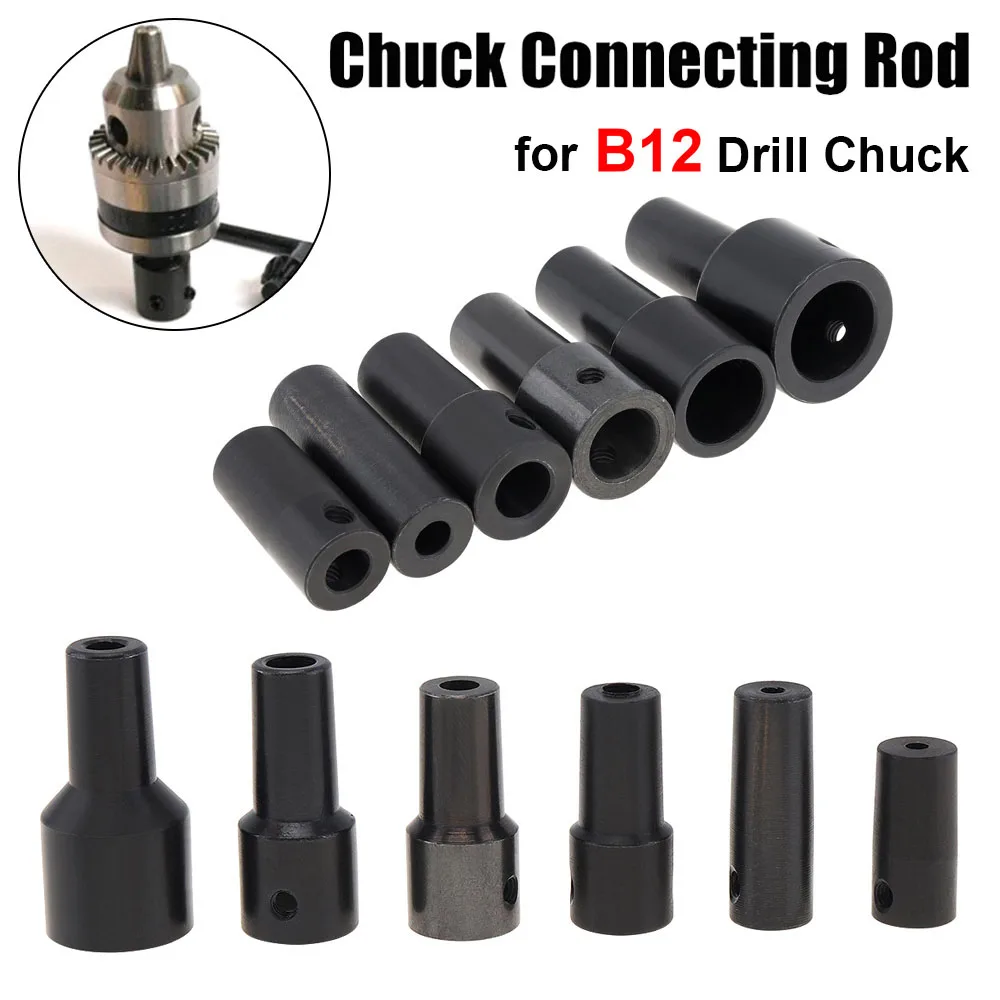 B12 Khoan Chuck Thanh Kết Nối Tay Đồng Thép Côn Khớp Nối 5Mm/6Mm/8Mm/10mm/12Mm/14Mm