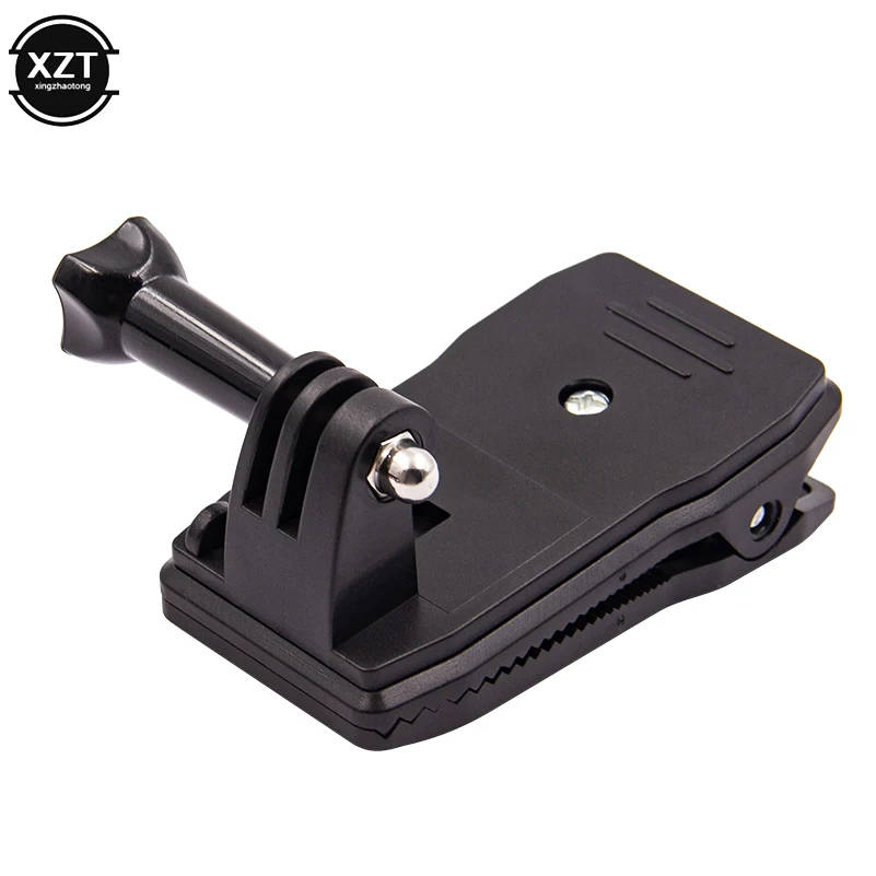 Вращающийся на 360 градусов зажим для рюкзака и шляпы, зажим для Gopro Hero 5 3 4 Session SJCAM SJ4000 для Xiaomi Yi 4K Go Pro Cam, аксессуар Вращающийся на 360 градусов зажим для рюкзака и шляпы, зажим для Gopro Hero 5 3 4 Session SJCAM SJ4000 для Xiaomi Yi 4K Go Pro Cam, аксессуар