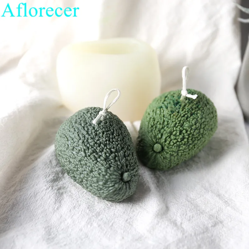 Avocado Silicone Candle Molds DIY Fruit Cake Molds Soap Molds Silicone Rubber Crafts molds