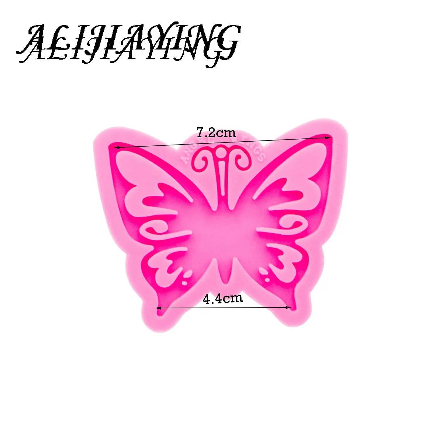 Glossy Butterfly Molds Badge Reel Silicone, Frog Mold for Resin Epoxy Craft DIY Keychain Jewelry Pendant DY0400