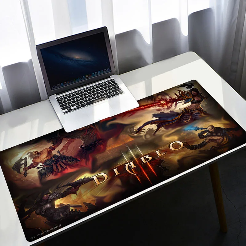 

Gaming Mouse Pad PC Gamer Desk Mat Pad On The Table Kawaii Accessories Mousepad Anime Deskmat Mausepad Diablo 3 Keyboard Pad