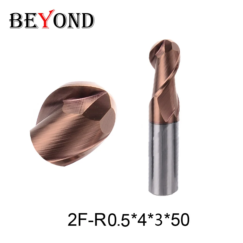 2F-R0.5 HRC60,carbide Square Flatted End Mills coating:nano TWO flute diameter 1 mm, The Lather,boring Bar,cnc,machine