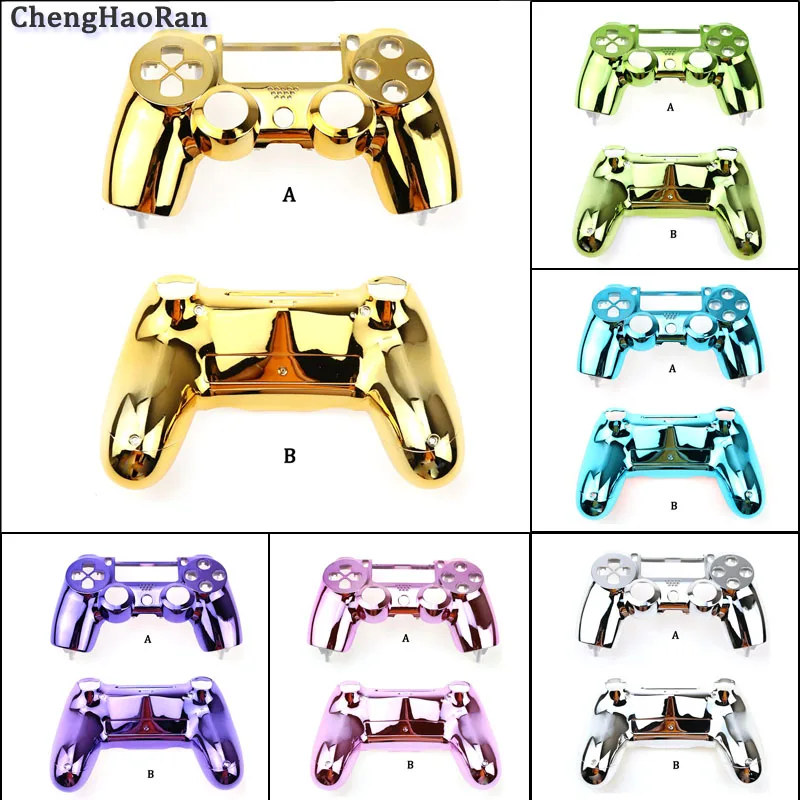 JDS-001 010 For PS4 Handle Shell Plating Gold Controller shell Upper Shell Sub-shell Assembly