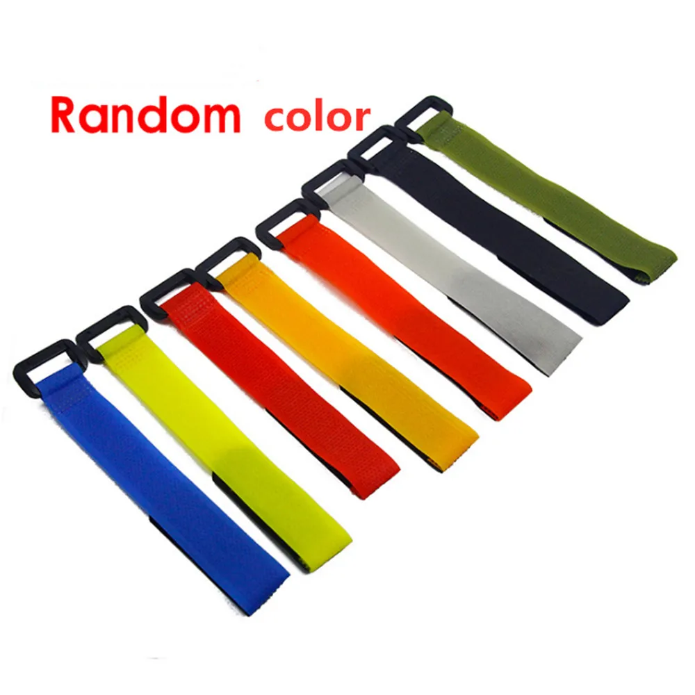 5Pcs/lot Multicolor Reusable Fishing Rod Tie Holder Strap Suspenders Fastener Hook Ties Belt Fishing Tackle Accessories