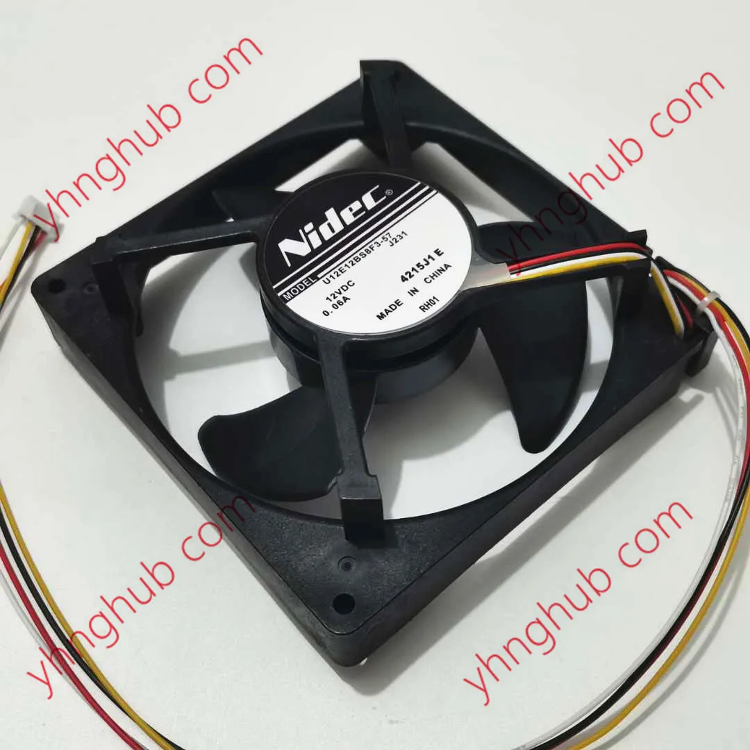 

Nidec U12E12BS8F3-57 J232 J231 DC12V 0.06A 125x125x35mm Server Cooling Fan