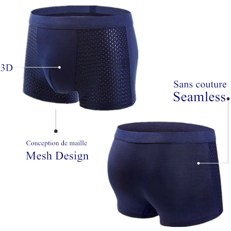 4pcs/lot Panties of Large Sizes Boxer Men Underpants Male Men\'s Shorts Home Underwear Man Slip Moda Hombre Trunks 5XL6XL 7XL 8XL