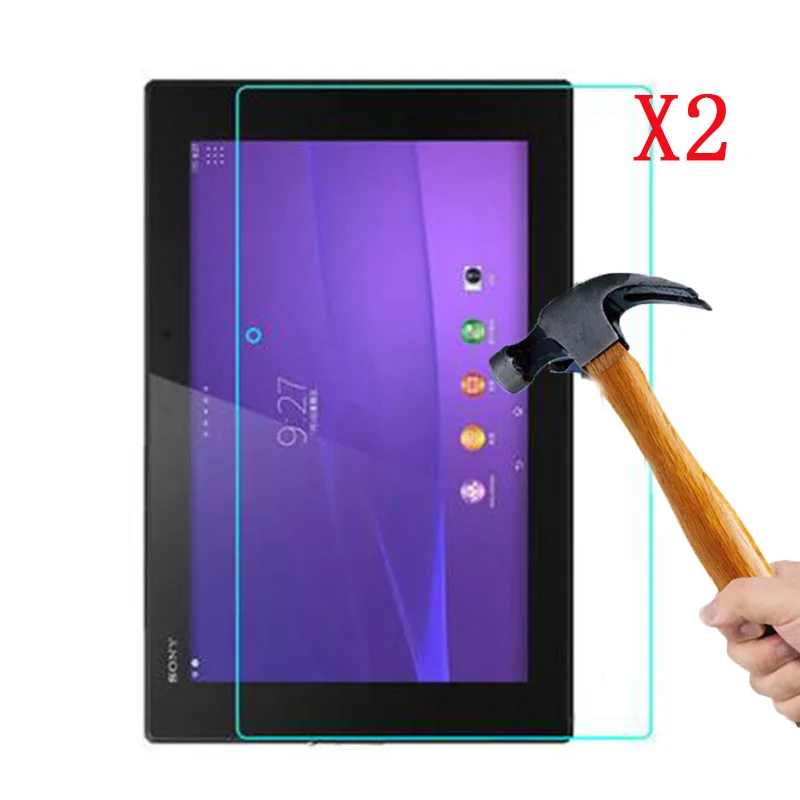 

2PCS For Sony Xperia Tablet Z2 SGP541 Z3 Compact Tablet 8.0 inch Z4 10.1 SGP771 inch Screen protector 9H Tempered Glass Film