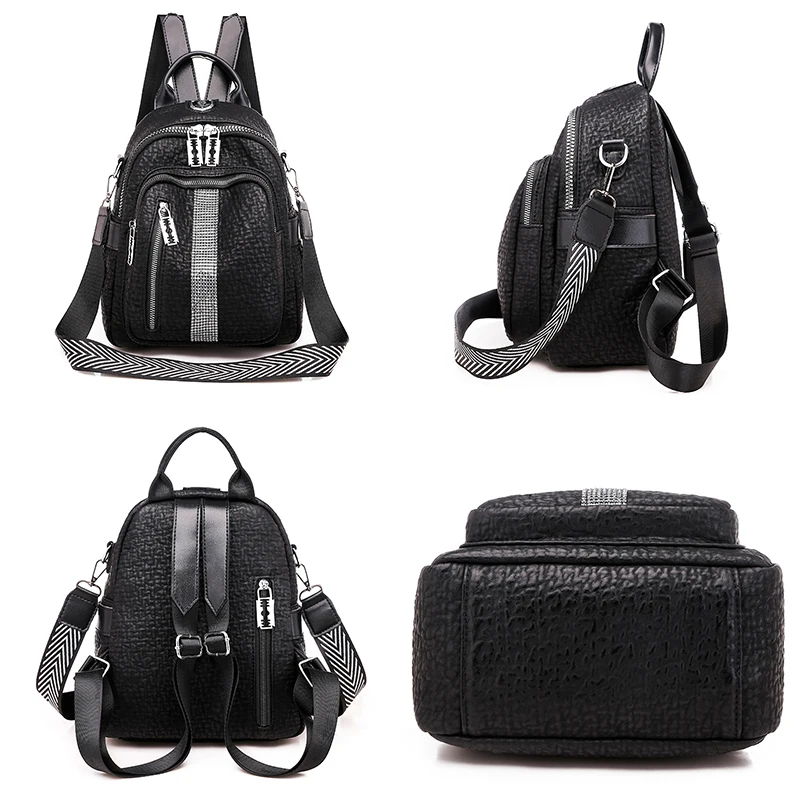 Bolsos lanyibaige mulheres grande capacidade mochila de couro pu de alta qualidade mochilas escolares vintage sacos de ombro feminino para meninas