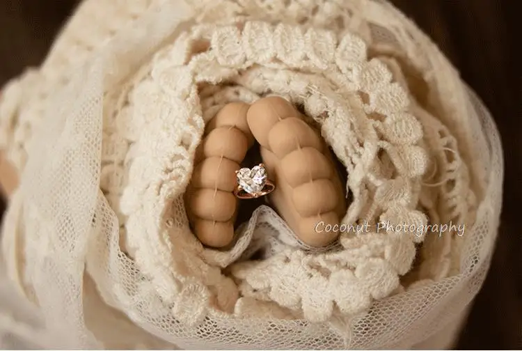 Coconut Newborn Photography Props Mini ring accessories ornaments modeling newborn photography props studio